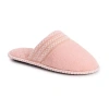 Muk Luks Cathy Scuff Womens Memory Foam Slip-on Slippers In Pink