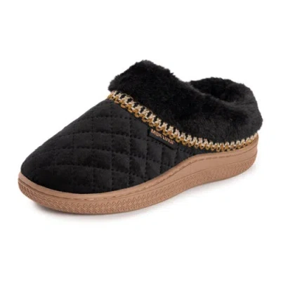 Muk Luks Charlee Clog Slipper In Black