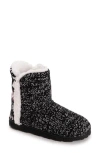 Muk Luks Cheyenne Indoor/outdoor Slipper In Black