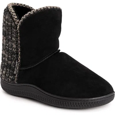 Muk Luks Cheyenne Reese Slippers In Black
