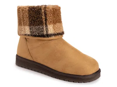 Muk Luks Clover Bootie In Brown