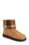 Muk Luks Clover Faux Shearling Boot In Tan