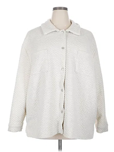 Pre-owned Muk Luks Coat In Ivory