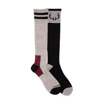 Muk Luks Compression Mens Crew Socks In Multi