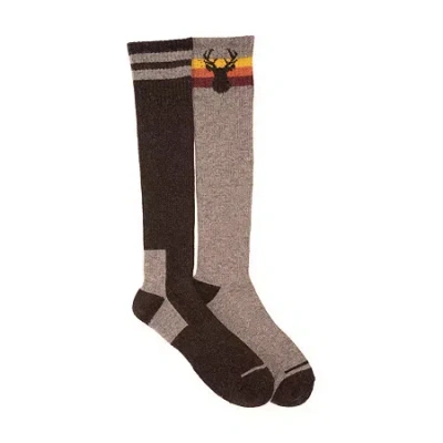 Muk Luks Compression Mens Crew Socks In Multi