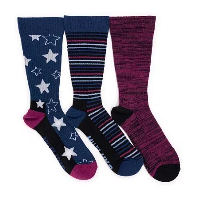 Muk Luks Compression Socks - Womens In Blue