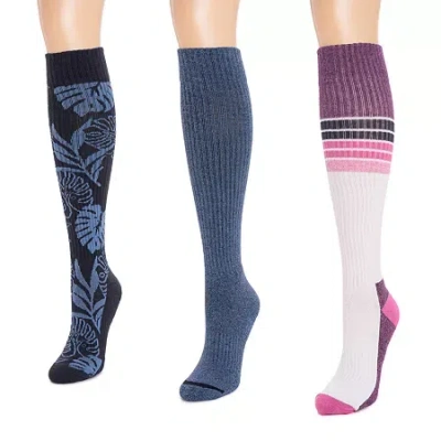 Muk Luks Compression Socks - Womens In Blue