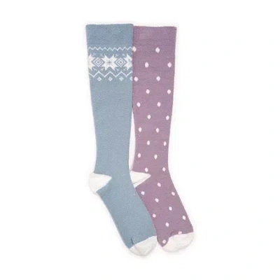 Muk Luks Compression Socks - Womens In Blue