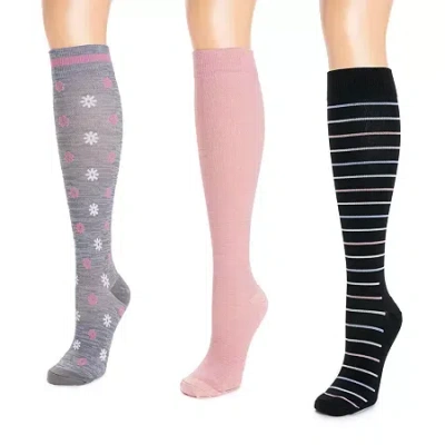 Muk Luks Compression Socks - Womens In Gray