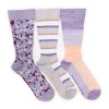 Muk Luks Compression Socks - Womens In Purple