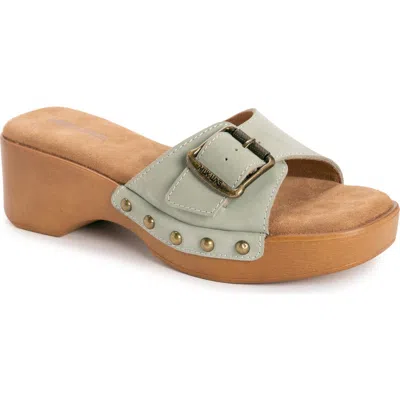 Muk Luks Cora Sandal In Green