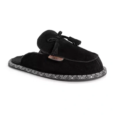 Muk Luks Cosette Womens Memory Foam Slip-on Slippers In Black