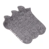 Muk Luks Cotton Compression Ankle Socks 3 Pair Pack In Gray