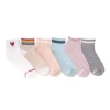 Muk Luks Dream Step Mini Crew Socks 6 Pair Pack In Multi
