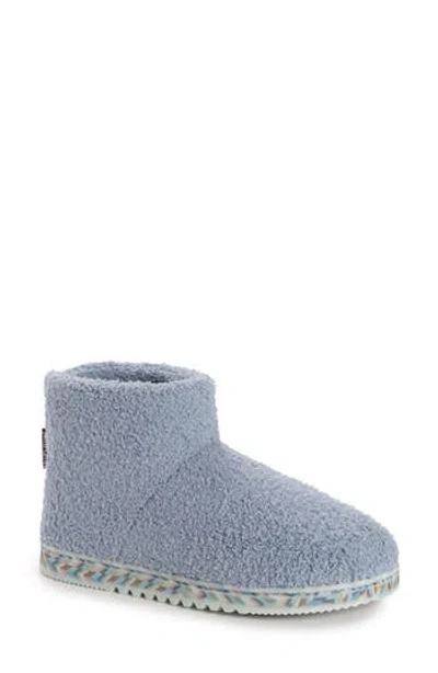 Muk Luks Fabiola Ankle Slipper Boot In Blue