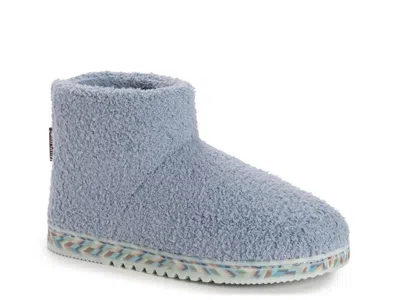 Muk Luks Fabiola Bootie Slipper In Blue