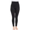 Muk Luks Fleece Lined Leggings In Black