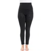 Muk Luks Fleece Lined Leggings In Black