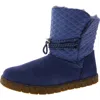 Muk Luks Flexi Bridgehampton Womens Suede Water Repellent Mid-calf Boots In Multi