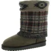 Muk Luks Flexi Hoboken Womens Cold Weather Ankle Winter & Snow Boots In Brown
