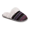 Muk Luks Frida Slipper Womens Memory Foam Slip-on Slippers In Multi