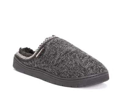 Muk Luks Gabriel Clog Slipper In Black