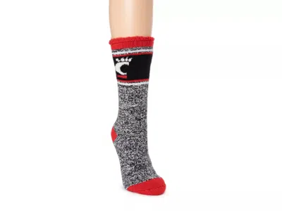 Muk Luks Game Day Unisex Heat Retainer Crew Socks In Multi