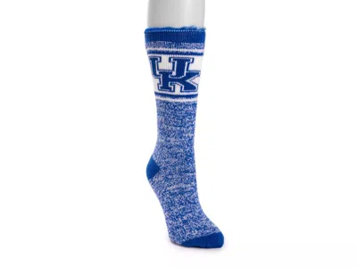 Muk Luks Game Day Unisex Heat Retainer Crew Socks In Blue