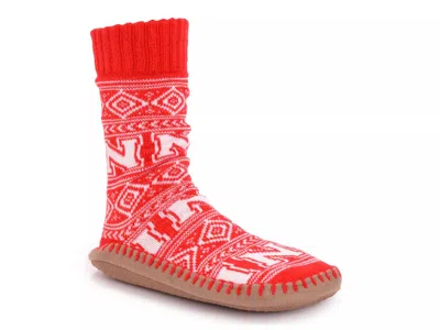 Muk Luks Game Day Unisex Slipper Socks In Multi