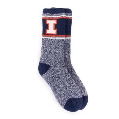 Muk Luks Gameday Heat Retainer Socks In Blue