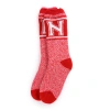 Muk Luks Gameday Heat Retainer Socks In Red
