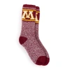 Muk Luks Gameday Heat Retainer Socks In Red
