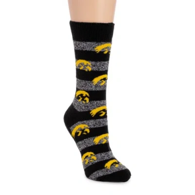 Muk Luks Gameday Terry Loop Socks In Black
