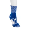 Muk Luks Gameday Unixex Short Heat Retainer Socks In Blue