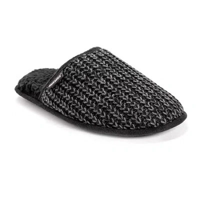 Muk Luks Gavin Scuff Slippers In Black