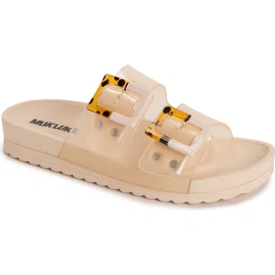 Muk Luks Grand Cayman Sandal In Nude