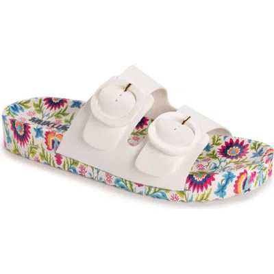 Muk Luks Grand Cayman Sandal In White