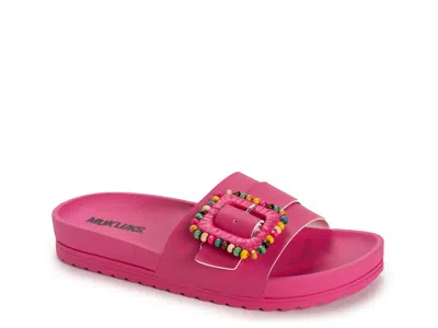 Muk Luks Grand Colette Sandal In Pink
