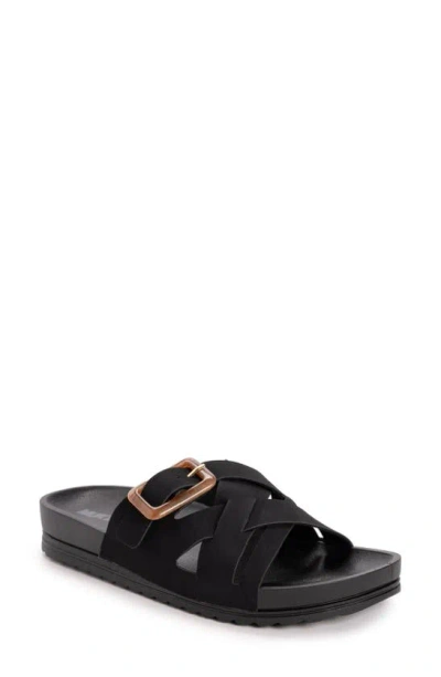 Muk Luks Grand Shayna Slide Sandal In Black