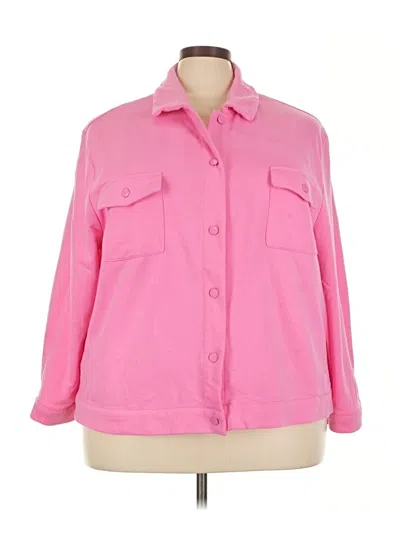 Pre-owned Muk Luks Jacket In Pink