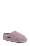 Muk Luks Janna Cozy Crew Faux Shearling Lined Clog