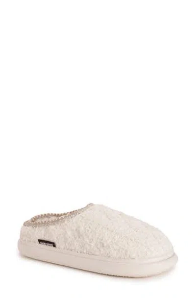 Muk Luks Janna Cozy Crew Faux Shearling Lined Clog