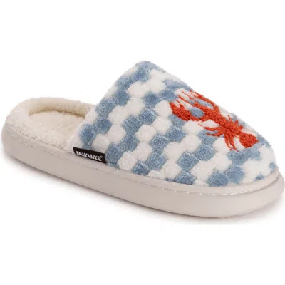 Muk Luks Joss Faux Shearling Lined Slipper In Multi