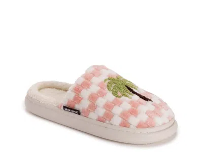 Muk Luks Joss Scuff Slipper In Pink