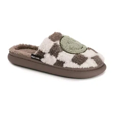 Muk Luks Joss Slipper Womens Memory Foam Slip-on Slippers In Multi
