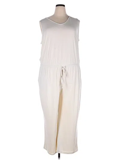 Pre-owned Muk Luks Jumpsuit In Ivory