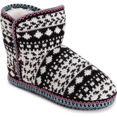 Muk Luks Leigh Bootie Slipper In Multi