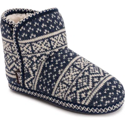 Muk Luks Leigh Bootie Slipper In Multi