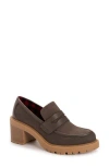Muk Luks Leona Loafer Pump In Brown