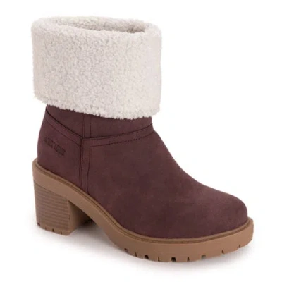 Muk Luks Londyn Boot In Burgundy
